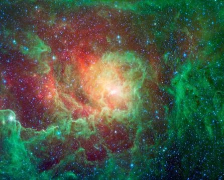 The cosmic cloud called Lagoon Nebula Stock Photos