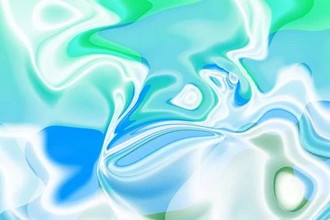 Cosmic dance of colors in a 3d render of liquid pattern like waves. stylish.. Stock Illustration