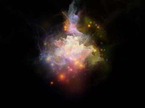 Cosmic Design Illustrazione stock