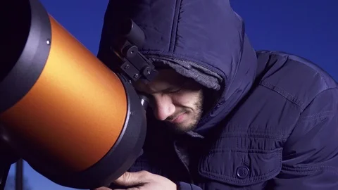 Cosmic discovery from a telescope Stock Footage 111341453