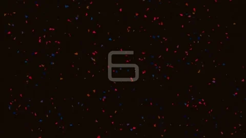 Cosmic dust particles floating over deep black background loop Stock Footage 342205216