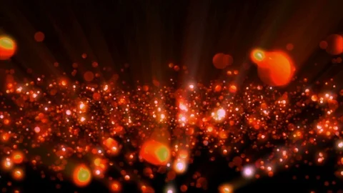 Cosmic dust rising on black background Stock Footage 90369211