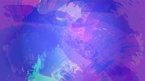 Cosmic dynamic background in blue and violet colors. Stock Illustration