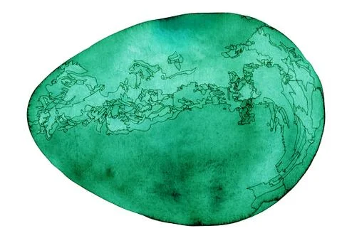 Cosmic egg Stock Illustration