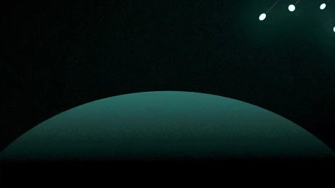 Cosmic Elements with Gradients and Light Effects in Dim Background Stock Footage 301330872