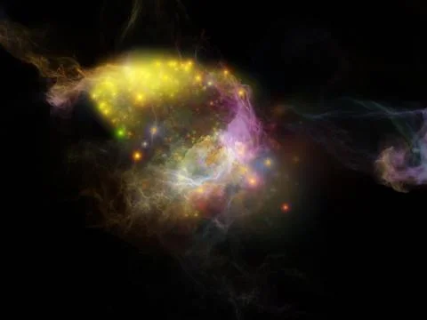 Cosmic Elements Illustrazione stock