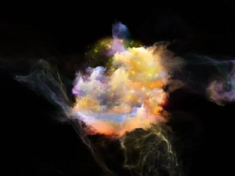 Cosmic Elements Stock Illustration