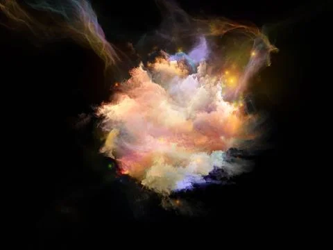 Cosmic Elements Stock Illustration