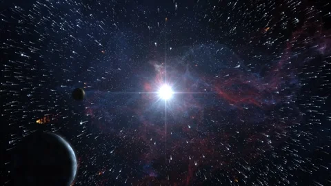 Cosmic Explosion Stock Footage 252307537