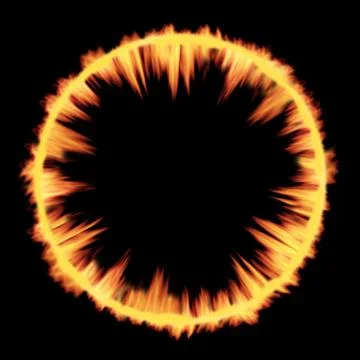 Cosmic Explosion shockwave fire texture 스톡 일러스트