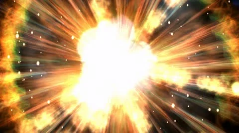 Cosmic explosions animation Stock-Footage 22387875