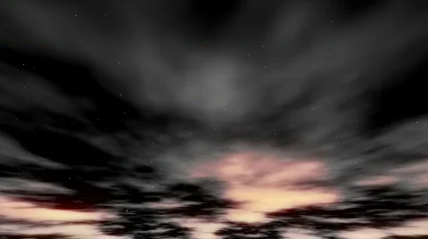 Cosmic Fire Clouds Stock Footage 794518