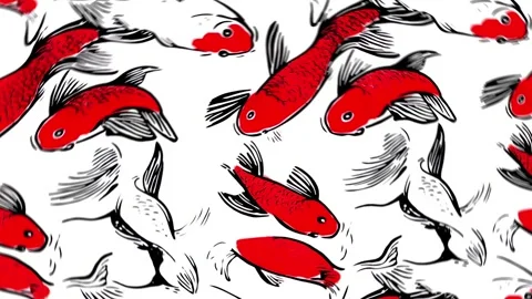 Cosmic Fish Dance – Rotation Motion Stock-Footage 306522944