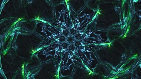 Cosmic fractal vortex to another dimension in time, mystical patterns and Stock Footage 147238729