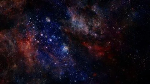 Cosmic galaxy background with nebula. Elements of this image furnished by NAS Stock Photos