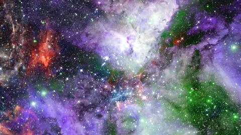 Cosmic galaxy background with nebula. Elements of this image furnished by NAS Stock Photos