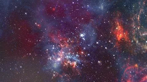 Cosmic galaxy background with nebula. Elements of this image furnished by ... Stock Photos