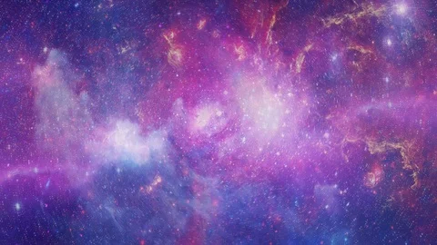 Cosmic Galaxy Background with nebula, stardust and bright shining stars. 库存影片 119116483