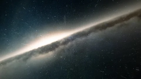 Cosmic Galaxy Exploration, Endless universe with stars and galaxies Stock Footage 297245041