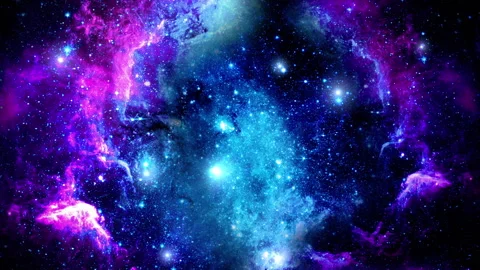 Cosmic Galaxy Video stock 132697025