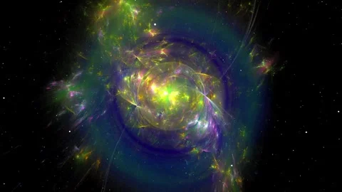 Cosmic Galaxy Space Particle Vortex Loop Vidéo 348863137