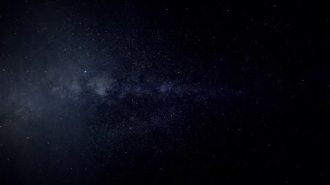 Cosmic Galaxy Starry Night Outer Space, Stars Constellations Stock Footage 297245049