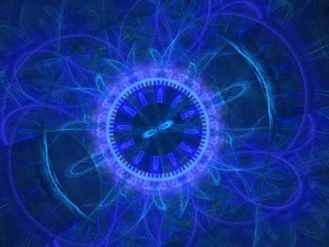 Cosmic geometry. Light phenomena in space. Flash and lightning in the languid イラスト素材