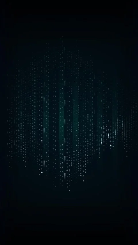 Cosmic glow particle abstract background for digital futuristic data visual.. Stock Footage 345487393