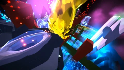 Cosmic Glowing 4K 02 Stock Footage 107826177