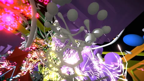 Cosmic Glowing 4K 05 Stock Footage 107826363