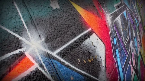 Cosmic Graffiti close up 動画素材 84292196