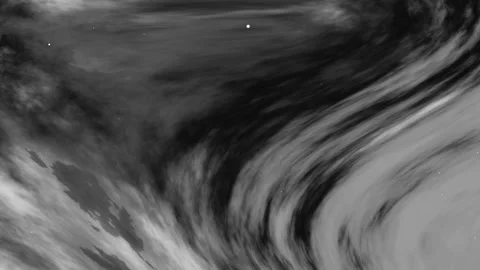Cosmic grayscale nebula. Swirling cloud abstract texture. Celestial atmospheric Stock Footage 293098417