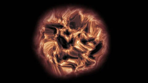 Cosmic high energy plasma ball motion orb. Stock Footage 86269285