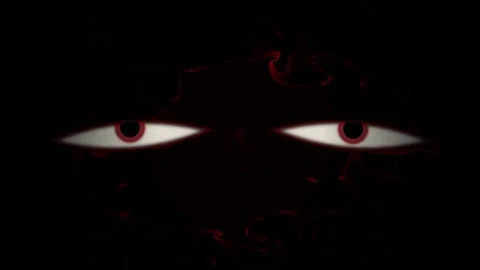 Cosmic horror mad eyes loop animation background Stock Footage 340407019