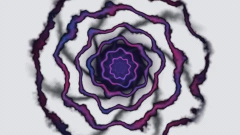 Cosmic Hypnosis Tunnel Background Seamless Loop 動画素材 341699839
