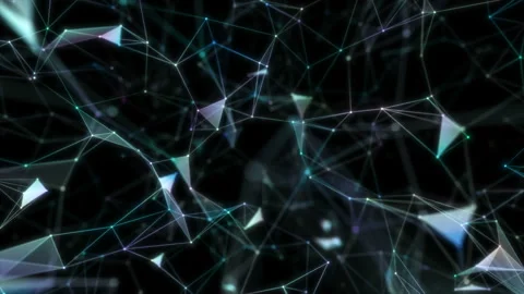 Cosmic interconnections.Abstract background with animation of flying into Stock Footage 104156412