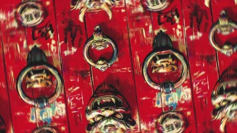 Cosmic Knocker Rotation Motion Stock Footage 306463627