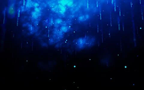 Cosmic landscape Illustrazione stock