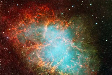 Cosmic landscape. Nebula. Elements of this image furnished by NASA Stock Photos