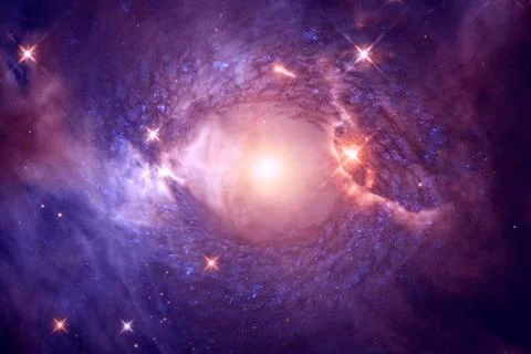 Cosmic landscape. Nebula. Elements of this image furnished by NASA Stock Photos