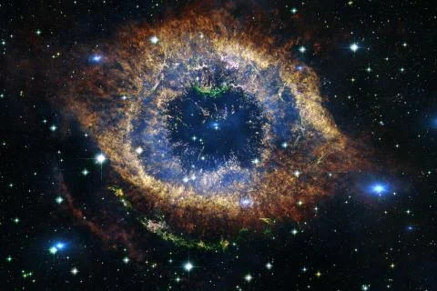 Cosmic landscape. Nebula. Elements of this image furnished by NASA Stock Photos