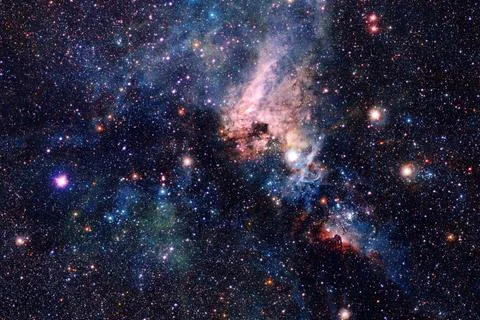Cosmic landscape. Nebula. Elements of this image furnished by NASA Stock Photos