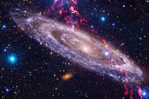 Cosmic landscape. Nebula. Elements of this image furnished by NASA Stock Photos