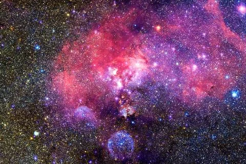 Cosmic landscape. Nebula. Elements of this image furnished by NASA Stock Photos