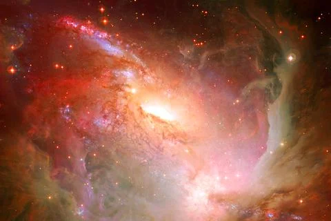 Cosmic landscape. Nebula. Elements of this image furnished by NASA Stock Photos