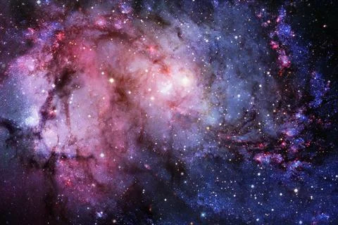 Cosmic landscape. Nebula. Elements of this image furnished by NASA Stock Photos