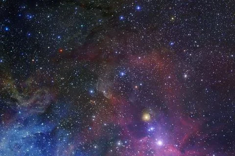 Cosmic landscape. Nebula. Elements of this image furnished by NASA Stock Photos