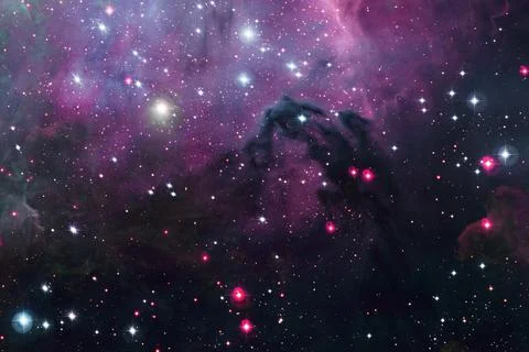 Cosmic landscape. Nebula. Elements of this image furnished by NASA Foto stock