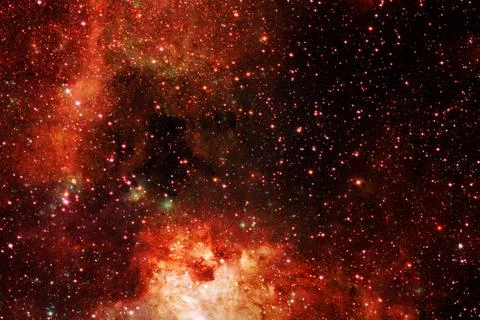 Cosmic landscape. Nebula. Elements of this image furnished by NASA 写真素材