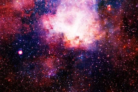 Cosmic landscape. Nebula. Elements of this image furnished by NASA Fotos Stock